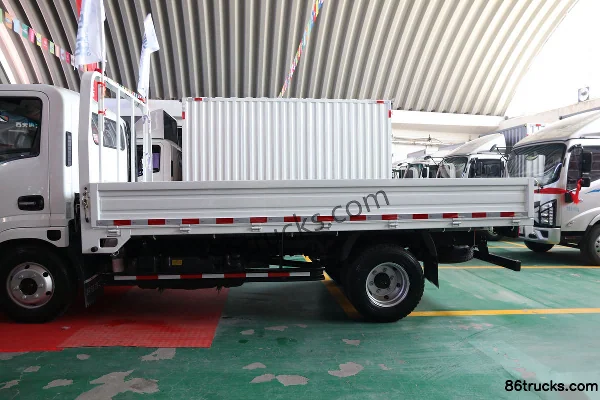 Ouling Jiyun 150hp 4X2(6 wheels) 4.15m Single Row Flatbed Light Truck (China VI) Body (1) | 86Trucks