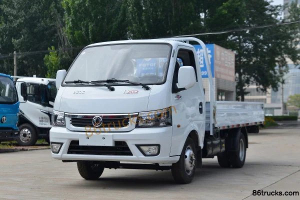 Dongfeng T5 1.6L 122hp 4X2(6 wheels) Gasoline 3.4m Single Row Flatbed Truck (China VI) Exterior (3) | 86Trucks