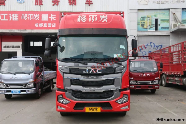 JAC Gallop A5X Heavy Truck Flagship Edition 260hp 4X2(6 wheels) 9.8m Van Cargo Truck (China VI) Exterior (2) | 86Trucks