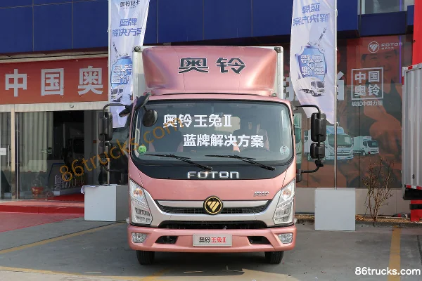Foton Yutu II 152 ch 4X2(6 roues) 3,83 m AMT automatique cabine avancée avec ridelles, camion léger (China VI) Extérieur (2) | 86Trucks