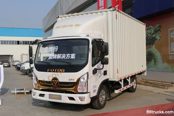 Foton Jin Aoling 158 ch 4X2(6 roues) 4,14 m camion fourgon cabine simple (China VI) Extérieur (3) | 86Trucks
