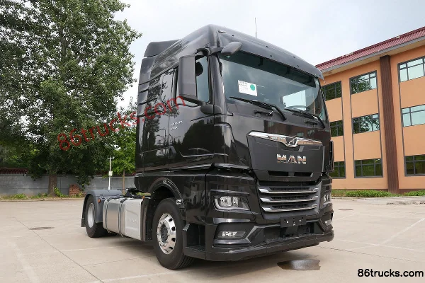 MAN New TGX Series Heavy Truck 470 hp 4X2(6 wheels) Tractor Truck (TGX18.470) (Black) Exterior