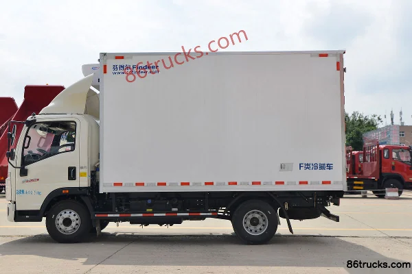 Sinotruk HOWO Hanjiang 150 ch 4X2(6 roues) camion frigorifique 4,1 m Carrosserie (2) | 86Trucks