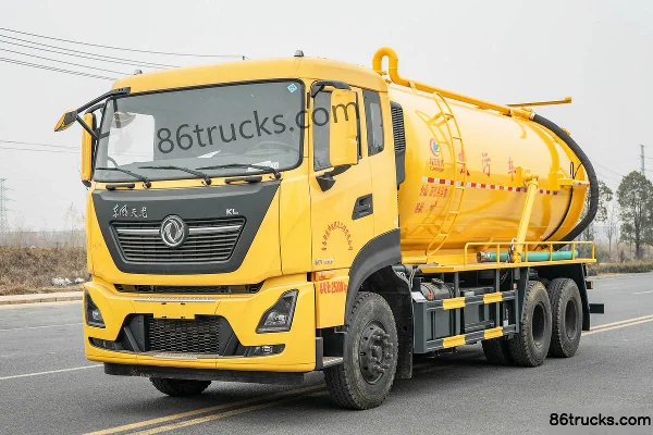Dongfeng Commercial Vehicle Tianlong KL 290 ch 6X4(10 roues) camion de vidange (marque Chenglì) Extérieur (2) | 86Trucks