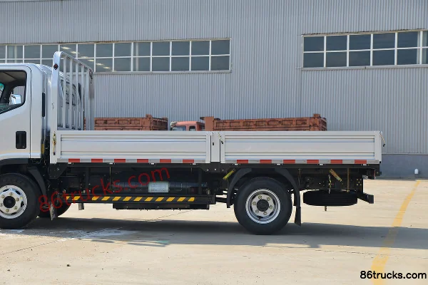 Kama Kaijie M3 2.2L 95hp 4X2(6 wheels) CNG 4.16m Single-row Flatbed Light Truck (China VI) Body (2) | 86Trucks