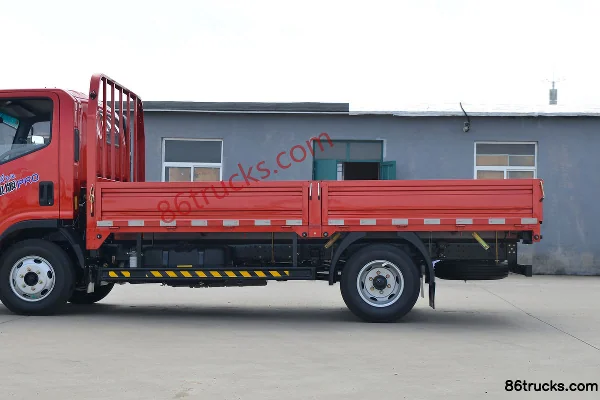 Kama Kaijie M3 95 hp 4X2(6 wheels) 4.2m Single Row Stake Truck Light Truck Body (2) | 86Trucks