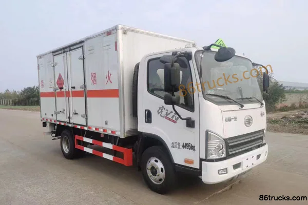 Dali Dali FAW Jiefang chassis Explosives Transport Truck