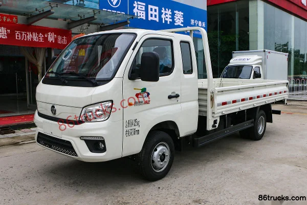 Foton Xiangling M2 Comfort 95 hp 4X2(6 wheels) 3.2m Semi-row Flatbed Mini Truck (China VI) Exterior (3) | 86Trucks