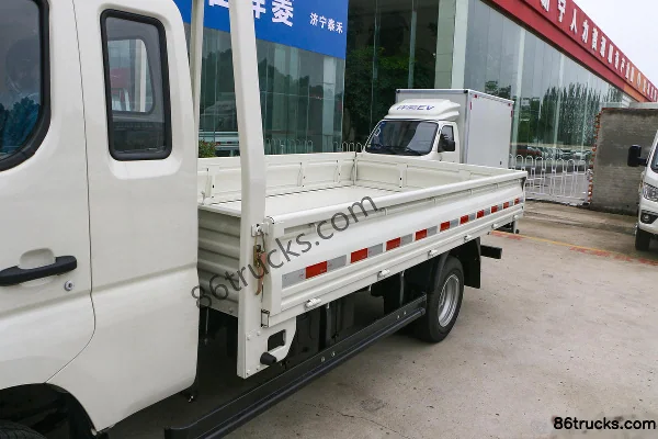 Foton Xiangling M2 Comfort 95 hp 4X2(6 wheels) 3.2m Semi-row Flatbed Mini Truck (China VI) Body (1) | 86Trucks