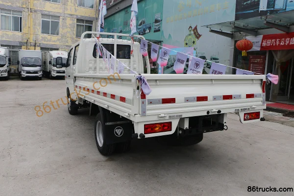Foton Xiangling M2 Comfort 1.6L 122hp 4X2(6 wheels) Gasoline 3.1m Double Row Flatbed Mini Truck Body (3) | 86Trucks