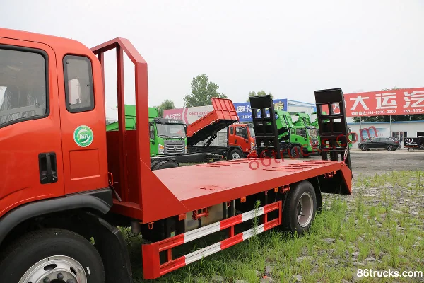 Dayun G6 170 ch 4X2(6 roues) camion plateau (China VI) (pont arrière 8T) Carrosserie (1) | 86Trucks