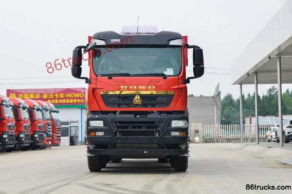 Sinotruk HOWO TX Heavy Truck 410 hp 8X4(12 wheels) 6.5m LNG Dump Truck (China VI) Exterior (2) | 86Trucks
