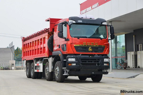 Sinotruk HOWO TX Heavy Truck 460hp 8X4(12 wheels) 6.8m Dump Truck Exterior