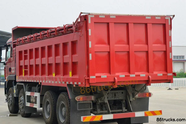 Sinotruk HOWO TX Heavy Truck 410 hp 8X4(12 wheels) 6.5m LNG Dump Truck (China VI) Body (3) | 86Trucks