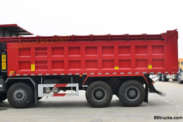 Sinotruk HOWO TX Heavy Truck 410 hp 8X4(12 wheels) 6.5m LNG Dump Truck (China VI) Body (2) | 86Trucks