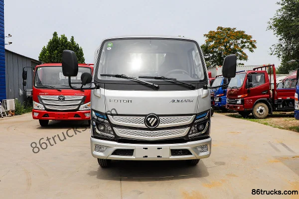 Foton Aumark X 122 hp 4X2(6 wheels) 3.7m single-row flatbed light truck (China VI) Exterior (2) | 86Trucks