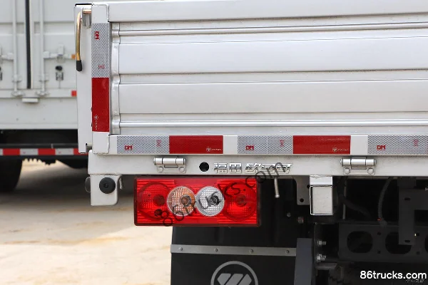 Foton Aumark X 122 hp 4X2(6 wheels) 3.7m single-row flatbed light truck (China VI) Body (3) | 86Trucks
