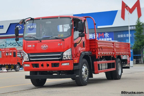 FAW Jiefang Hu VH Dawang Jiadao 205 hp 4X2(6 wheels) 5.2m semi-row flatbed cargo truck (China VI) Exterior (3) | 86Trucks