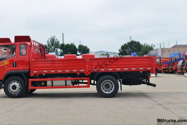 FAW Jiefang Hu VH Dawang Jiadao 205 hp 4X2(6 wheels) 5.2m semi-row flatbed cargo truck (China VI) Body (2) | 86Trucks