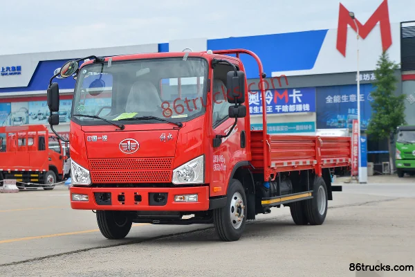 FAW Jiefang J6F cabine moyenne 150 ch 4X2(6 roues) camion léger plateau à cabine simple 4,2 m (China VI) Extérieur (3) | 86Trucks