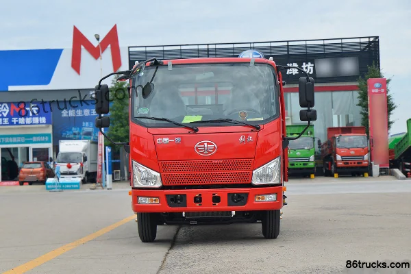 FAW Jiefang J6F cabine moyenne 150 ch 4X2(6 roues) camion léger plateau à cabine simple 4,2 m (China VI) Extérieur (2) | 86Trucks