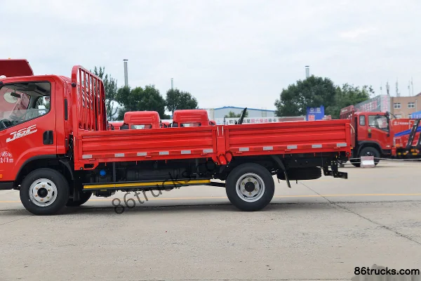 FAW Jiefang J6F cabine moyenne 150 ch 4X2(6 roues) camion léger plateau à cabine simple 4,2 m (China VI) Carrosserie (3) | 86Trucks