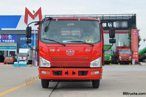 FAW Jiefang J6F 190hp 4X2(6 wheels) 6.2m Semi Row Van Light Truck Exterior (2) | 86Trucks