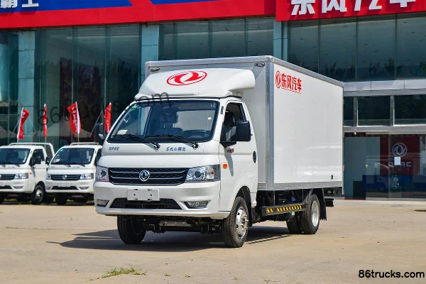 Dongfeng Xiaobawang W17 102 ch 4X2(6 roues) 3,95 m fourgon micro-camion à cabine simple (voie large) Extérieur (3) | 86Trucks