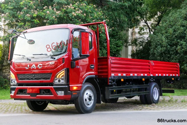 JAC Lingpao S9 184 hp 4X2(6 wheels) 5.85m Single Row Flatbed Cargo Truck (China VI) Exterior (3) | 86Trucks