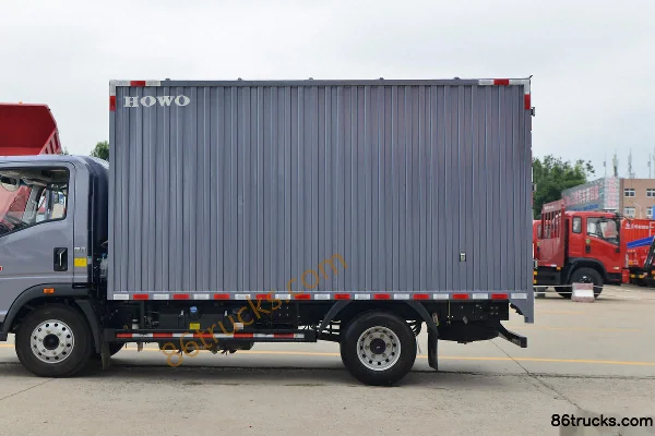 Sinotruk HOWO Tongshuai 150 ch 4X2(6 roues) fourgon léger cabine simple 4,15 m (China VI) (cabine moyenne) Carrosserie (2) | 86Trucks