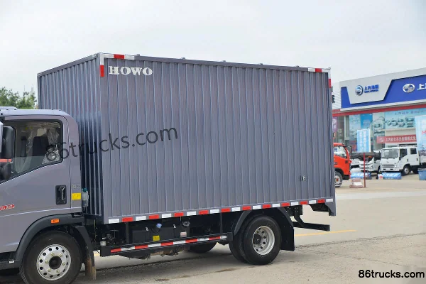 Sinotruk HOWO Tongshuai 150 ch 4X2(6 roues) fourgon léger cabine simple 4,15 m (China VI) (cabine moyenne) Carrosserie (1) | 86Trucks