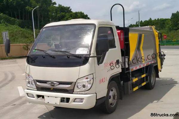 Foton Times Small Card Star 3 115hp 4X2(6 wheels) Compressed Garbage Truck (Kailifeng) (China VI) Exterior (2) | 86Trucks