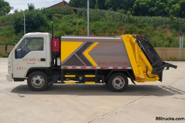 Foton Times Small Card Star 3 115hp 4X2(6 wheels) Compressed Garbage Truck (Kailifeng) (China VI) Exterior (3) | 86Trucks