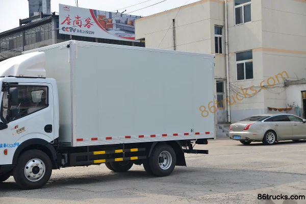 Dongfeng Duolika D6-N Ruineng 136 ch 4X2(6 roues) 4,17 m camion fourgon simple cabine (China VI) Carrosserie (1) | 86Trucks