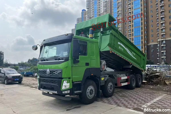 Sinotruk HOWO V7-X Heavy Truck 400 hp 8X4(12 wheels) 6.5m Dump Truck Exterior (3) | 86Trucks