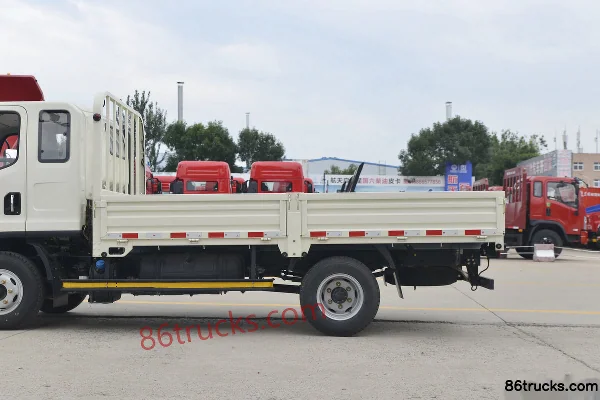 FAW Jiefang Hu VN 150 hp 4X2(6 wheels) 3.82m Row Half Flatbed Light Truck (China VI) (Fast Gear 8-speed) Body (2) | 86Trucks