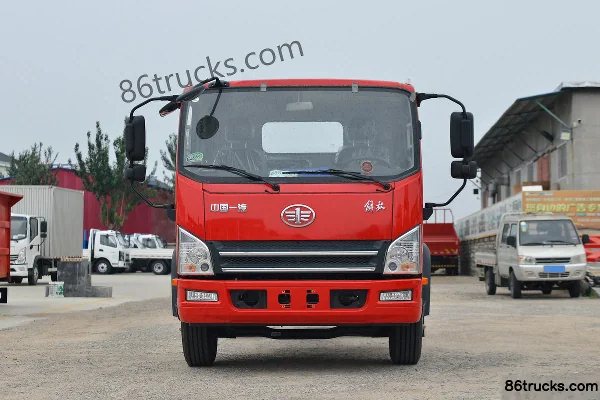 FAW Jiefang Tiger VH 170hp 4X2(6 wheels) 5.2m Single Row Flatbed Cargo Truck Exterior (2) | 86Trucks
