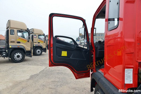 FAW Jiefang Tiger VH 170hp 4X2(6 wheels) 5.2m Single Row Flatbed Cargo Truck Cab (1) | 86Trucks