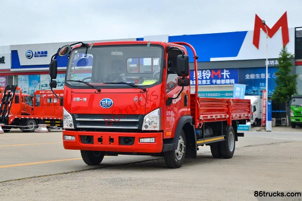 FAW Jiefang Hu VH 152hp 4X2(6 wheels) 4.2m Single Row Flatbed Light Truck (China VI) Exterior (3) | 86Trucks