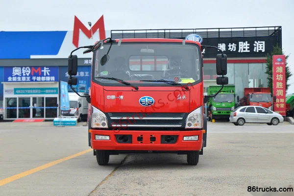 FAW Jiefang Hu VH 152hp 4X2(6 wheels) 4.2m Single Row Flatbed Light Truck (China VI) Exterior (2) | 86Trucks