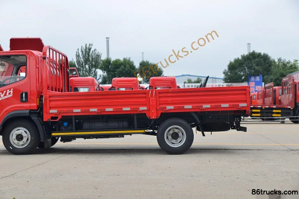 FAW Jiefang Hu VH 152hp 4X2(6 wheels) 4.2m Single Row Flatbed Light Truck (China VI) Body (2) | 86Trucks
