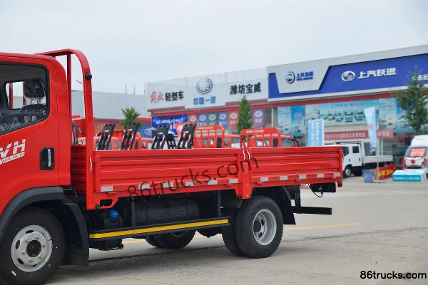 FAW Jiefang Hu VH 152hp 4X2(6 wheels) 4.2m Single Row Flatbed Light Truck (China VI) Body (1) | 86Trucks