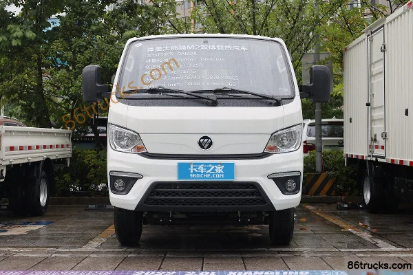 Foton Xiangling M2 Comfort 2.0L 144hp 4X2(6 wheels) Gasoline 2.7m Double Row Flatbed Mini Truck (China VI) Exterior (2) | 86Trucks