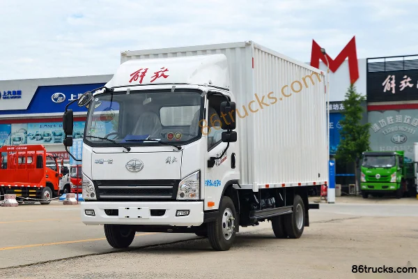 FAW Jiefang Hu VN 132 hp 4X2(6 wheels) 4.16m Single Row Van Light Truck Exterior (3) | 86Trucks