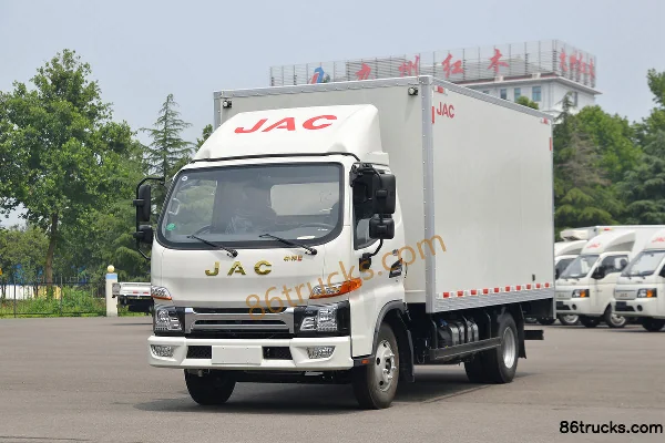 JAC Shuailing E Zhongti 150 ch 4X2(6 roues) 4,15 m camion léger fourgon à cabine simple (China VI) Extérieur (3) | 86Trucks
