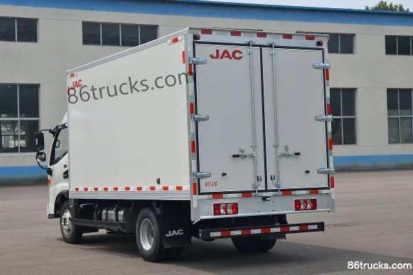 JAC Shuailing E Zhongti 150 ch 4X2(6 roues) 4,15 m camion léger fourgon à cabine simple (China VI) Carrosserie (3) | 86Trucks