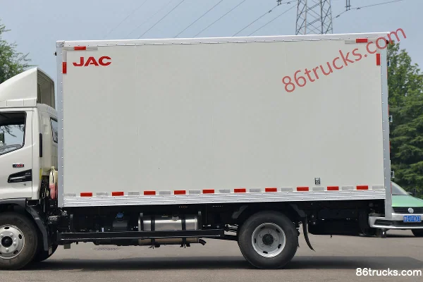 JAC Shuailing E Zhongti 150 ch 4X2(6 roues) 4,15 m camion léger fourgon à cabine simple (China VI) Carrosserie (2) | 86Trucks