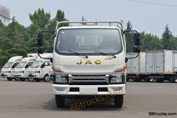 JAC Shuailing E medium body 160 hp 4X2(6 wheels) 4.18m single-row flatbed light truck (China VI) Exterior (2) | 86Trucks