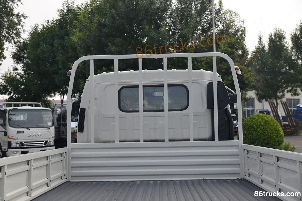 JAC Junling V6 129 hp 4X2(6 wheels) 4.18m Single Row Flatbed Light Truck Body (3) | 86Trucks