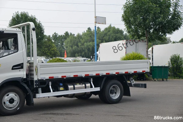 JAC Junling V6 129 hp 4X2(6 wheels) 4.18m Single Row Flatbed Light Truck Body (1) | 86Trucks